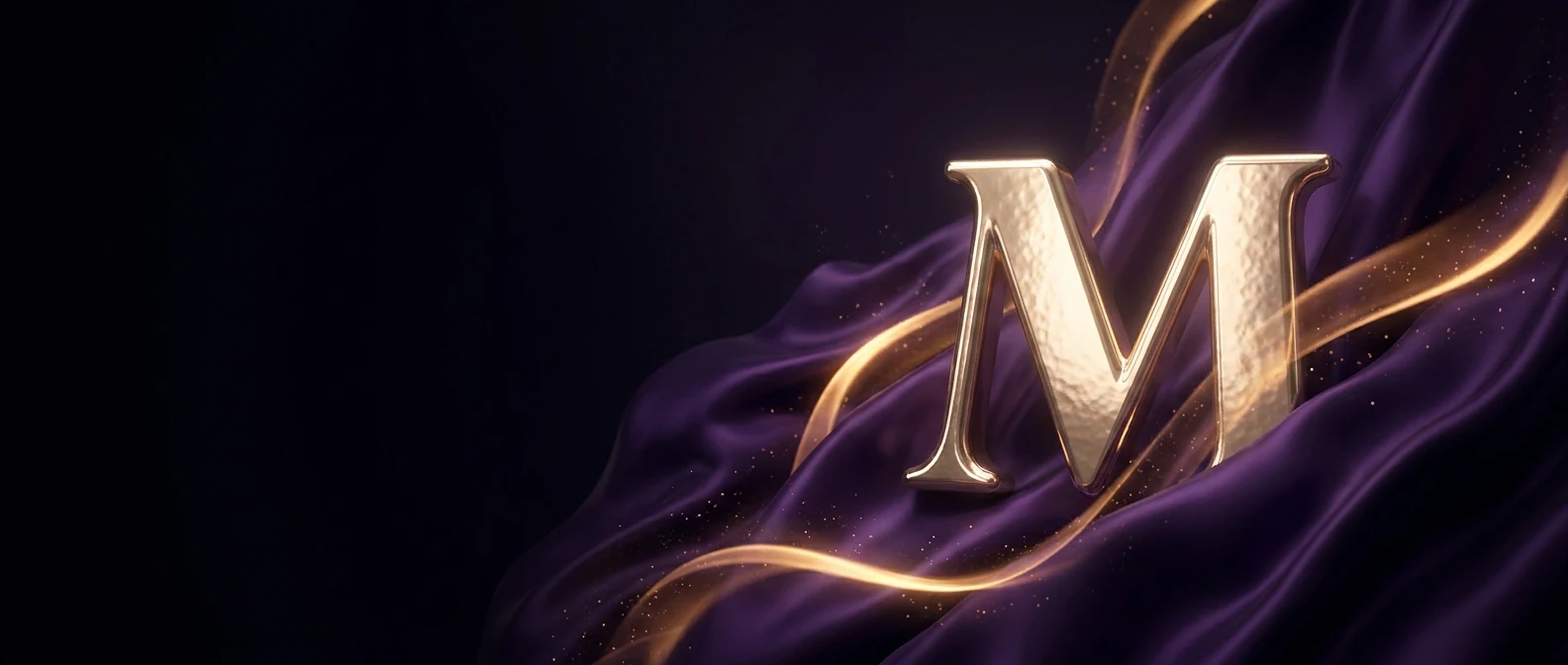A golden letter 'M' represents Marilou Bagon’s branding and instructional design work.